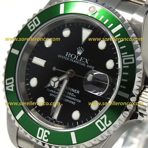 rolex submariner ghiera verde quadrande nero prezzo|Rolex sottomarino prezzo.